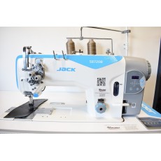 JACK JK-58720-003 1/4 gauge direct drive twin needle lockstitch sewing machine